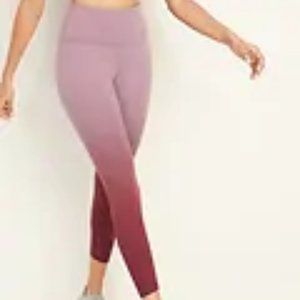 Old Navy Elevate 7/8 Ombré Leggings Size L